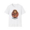 Unisex Softstyle T-Shirt Sunflower Clock Time Symbol Vintage Nature Surreal