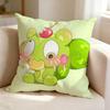 HHappy Tree Friends Cartoon NNutty  Pillow Case Square DoubleSided Sofa Cushion Cover Bedroom Bedside Pillow