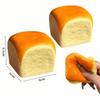 12Pc Simulation Bread Squishy Squeeze Toy Food Grade Silicone Safe Soft Slow Rising Decompression Fidget Toy For Stress Relief
