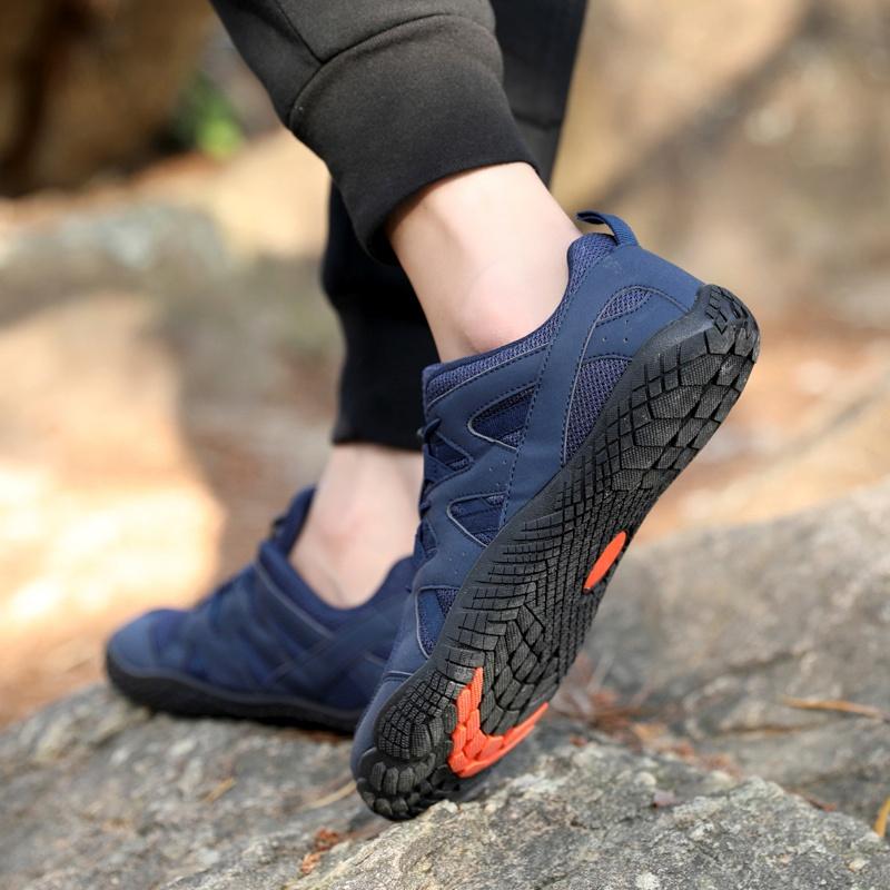 Neue grenzüberschreitende Fünf-Finger-Schnelltrocknende Flusswander-Schuhe für Herren, Atmungsaktive Outdoor-Wander- und Fahrradschuhe, Wander-Fitnessschuhe