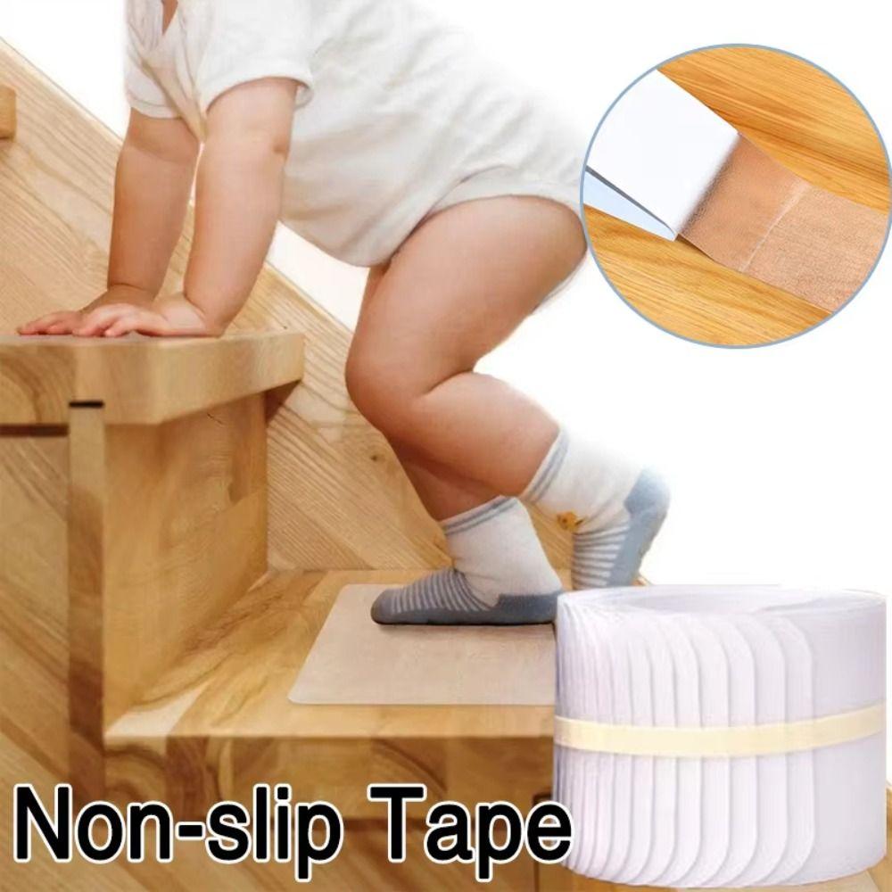 Self-adhesive Stairs Anti-slip Stickers Transparent Waterproof Floor Anti-slip Tape High Friction Bathroom Safety Tape