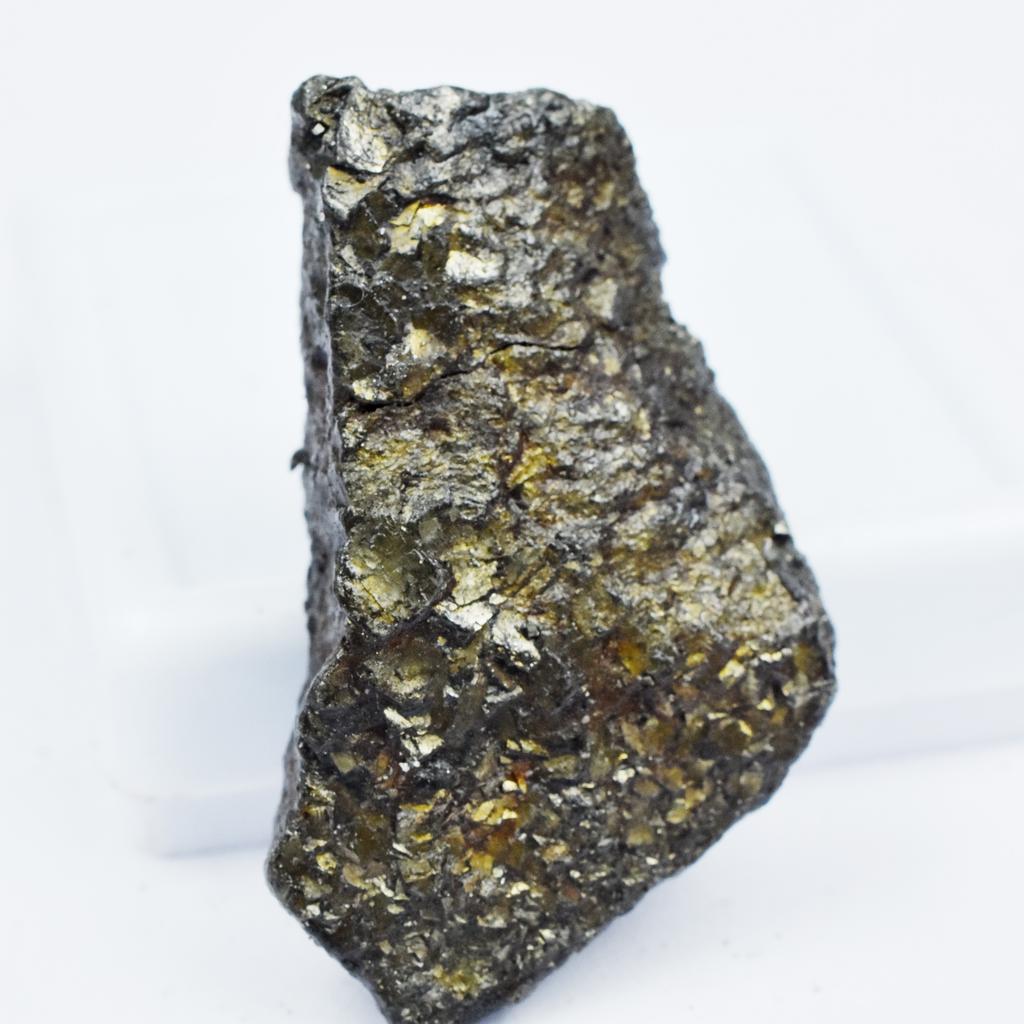 Natural Pyrite Loose Gemstone Golden Crystal 81.50 ct Brazilian Rough for Gemstone Collections