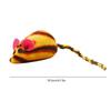8 Pcs Cat Mouse Plush Cat Toy Kitten Toy Long Tail for Cat Teething Chewing Ring Bell for Cat To Exercise Gift