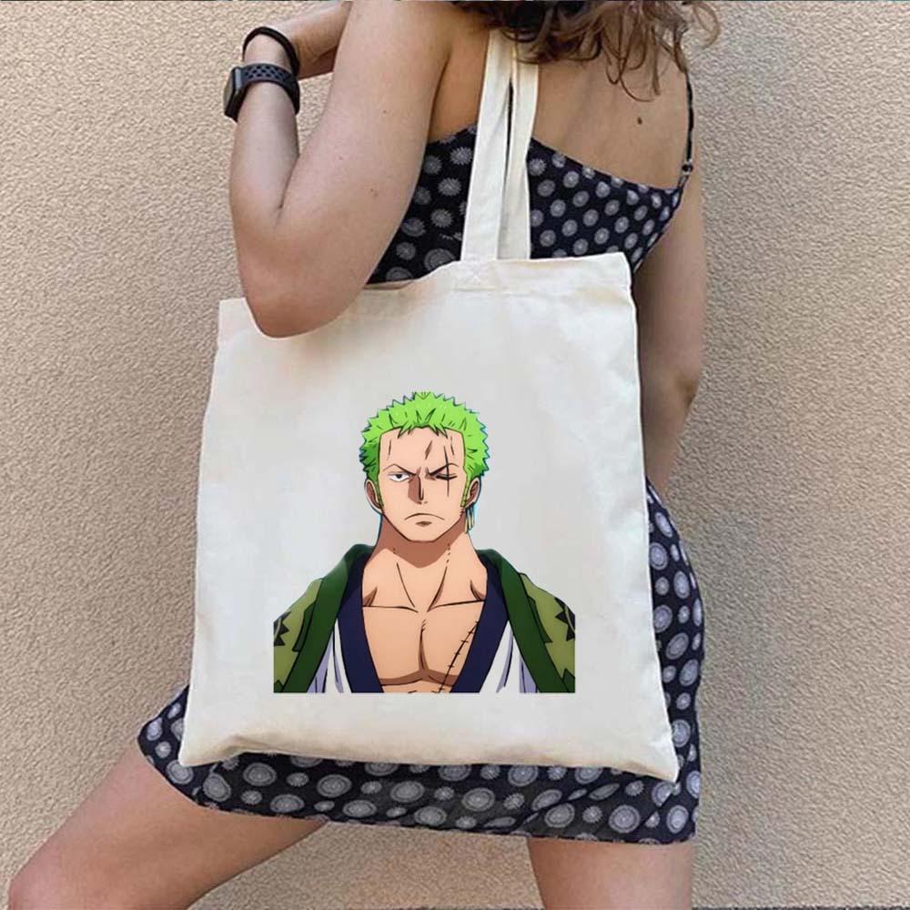 One Piece Luffy Aufdruck ein Schulter Canvas Tasche 7540