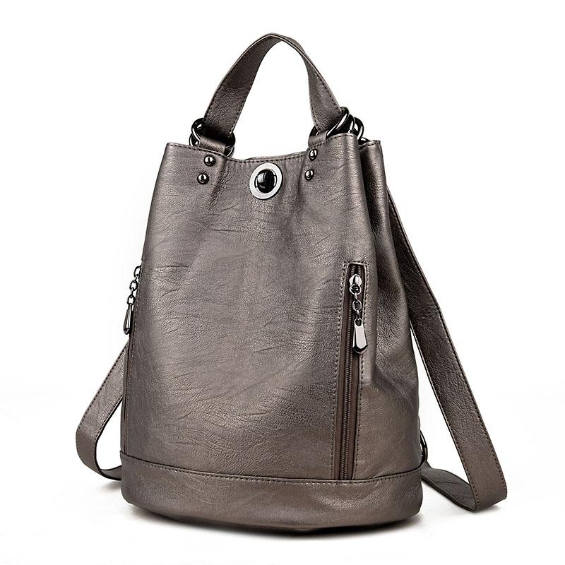 Women's Backpack Leather Bag Women's Travel Bag High Quality Women's Backpack Fashion Women's Schoolbag Leather Bag