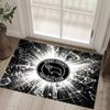 Derby County Football Design Crystal Velvet Carpet Cozy Non?Slip Printed Rug For Bedroom Living Room Entrance