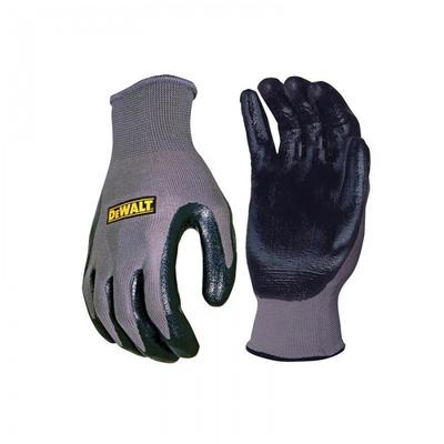 Dewalt Power Tools Nitrile Nylon Gloves - Large