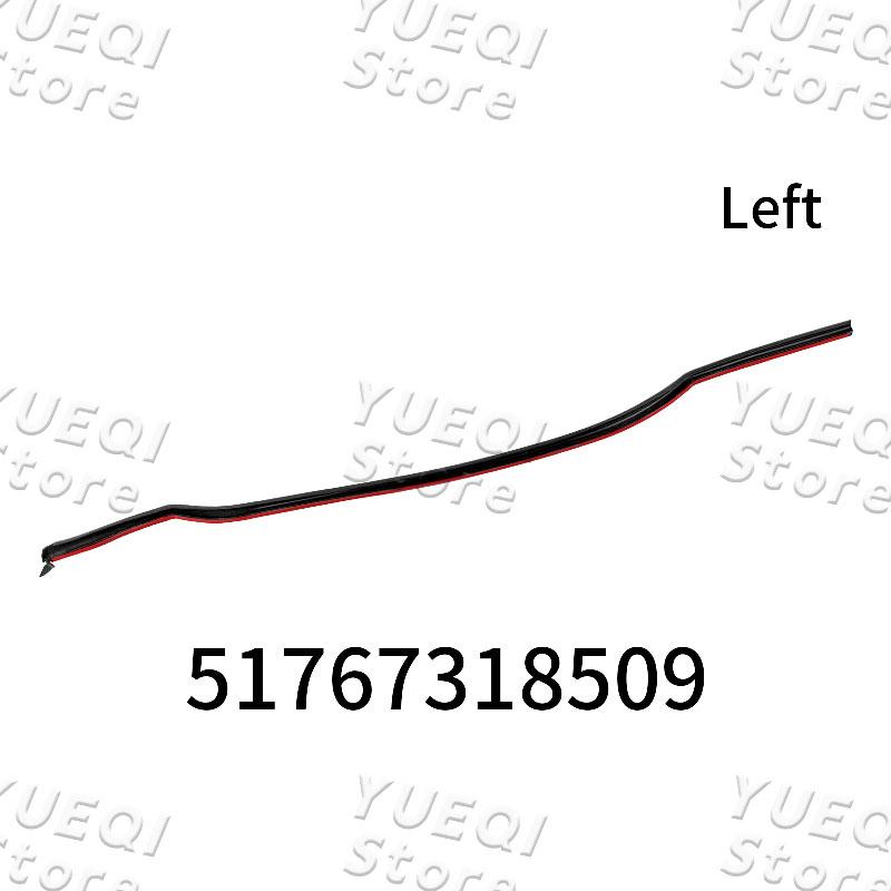 

51767318509 51767318510 Ущільнювач передніх задніх дверей автомобіля лівий/правий для BMW X5 X5M F15 2014-2018 Легкий у використанні Автозапчастини Висока якість