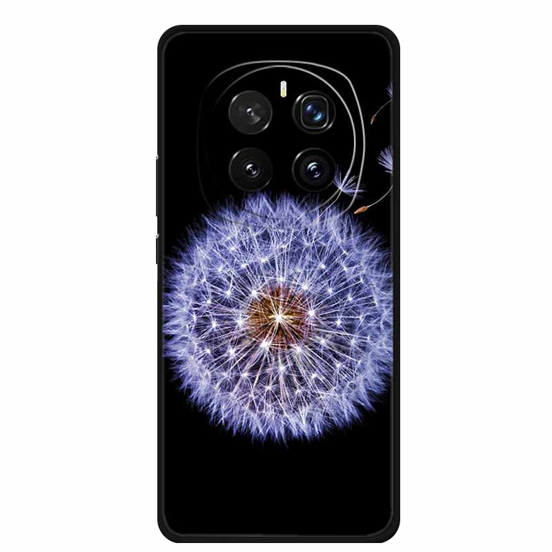 For Honor Magic 7 Case 7Pro Painted Cat Colorful Soft Edge Silicone Black Bumper For Honor Magic7 Pro Back Cover Magic7 5G Para