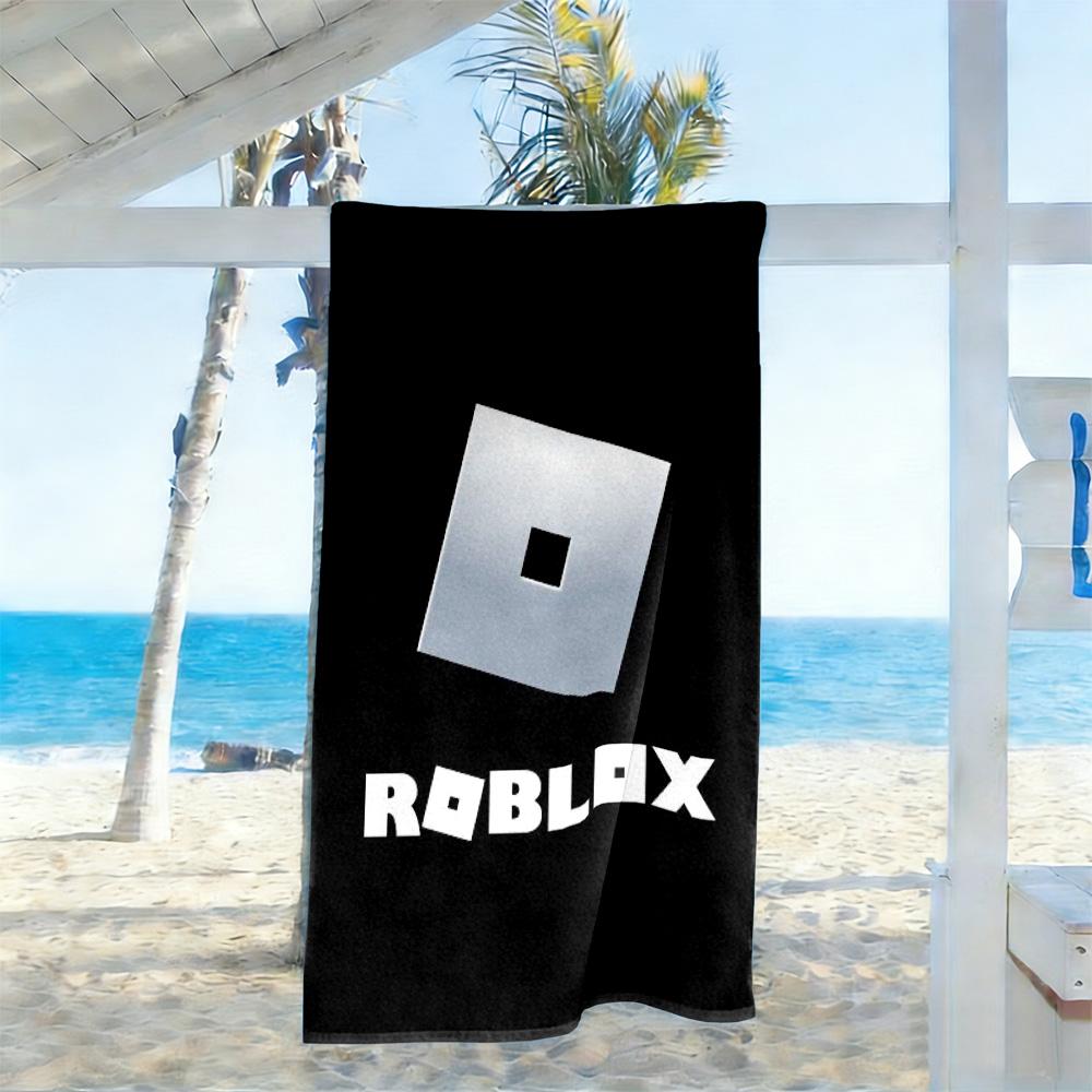 Roblox Beach Towel Super Soft Absorbent Comfortable Lightweight Perfect for Traveling Yoga Camping and Swimming