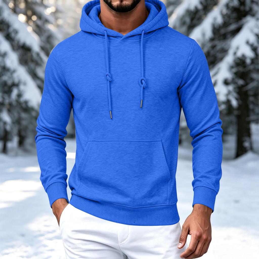 Men's Color Lined Hoodie for Casual Everyday Wear