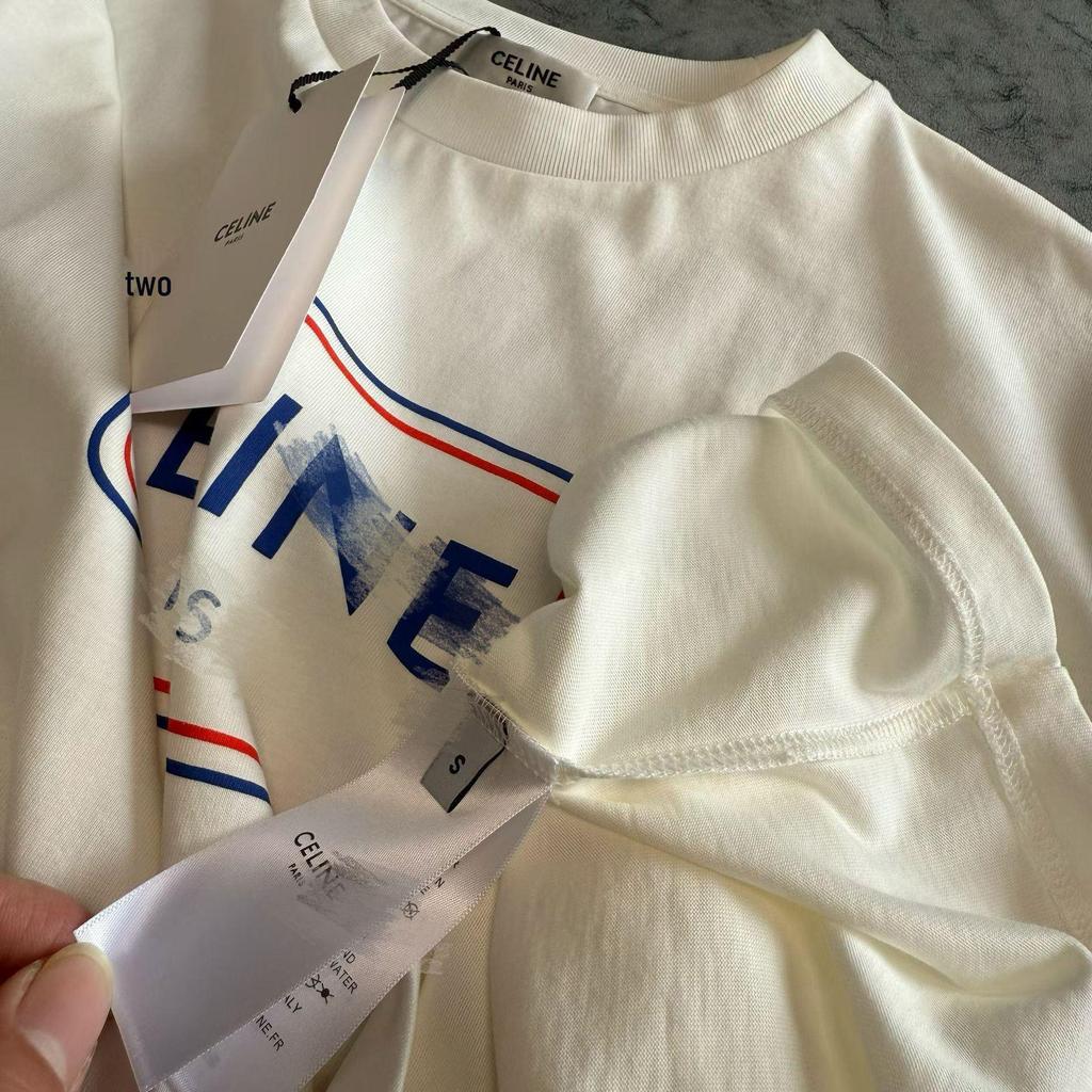 Unisex Casual Fashion Letter Print Round Neck Short Sleeve T-Shirt