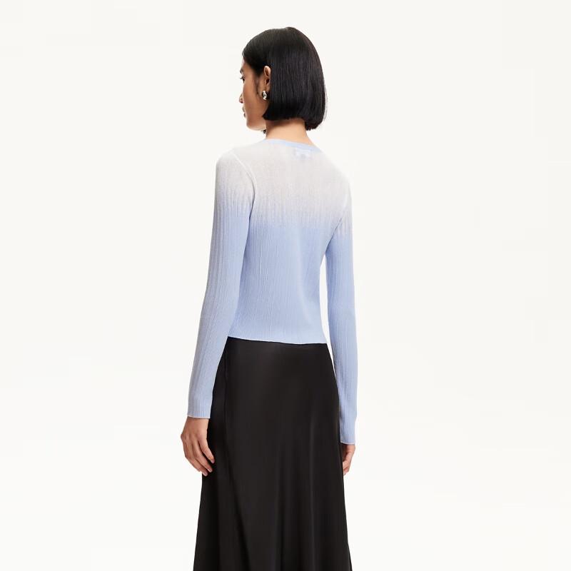 VEROMODA Women's V-Neck Gradient Slim-Fit Knit Sweater