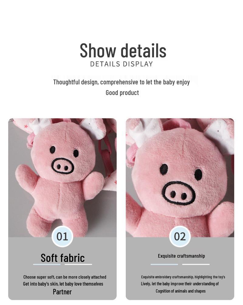 Infant Crib Rattles & Stroller Hanging Toys (0-3 Years) for Baby Development