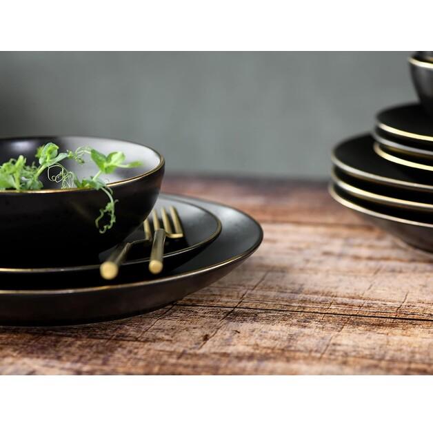 Набор посуды CreaTable Industrial Gold Black, 12 предметов (22707)