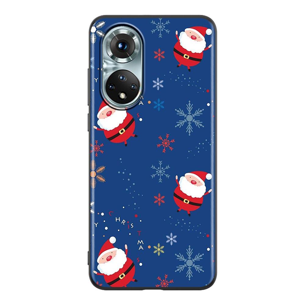 Merry Christmas Santa Claus Elk Phone Case For Honor X8 60 8X 9X 50 30i 21i 20 9A Play Nova 8i 9 SE Y60 Magic4 5G Pro Lite Cover