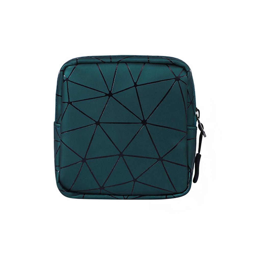 

Multifunctional Mini Rhombus Pattern Sanitary Napkin Bags Reusable Portable Napkin Storage Organizer Travel Women Pad Pouch Bags