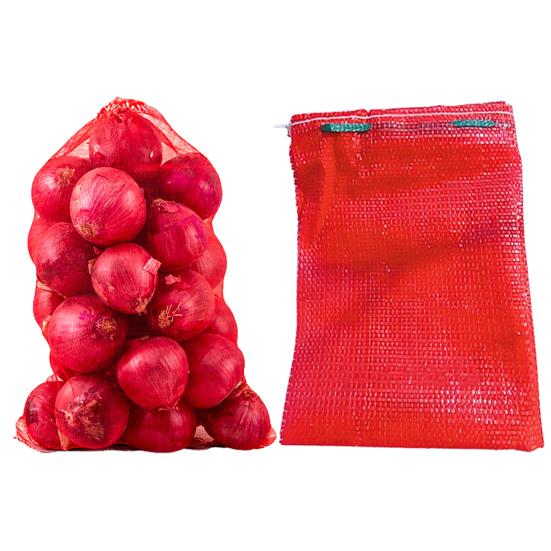 10Pcs Mesh Bag Strong Drawstring Reusable Mesh Onion Bags Breathable Vegetable Storage Net Bag for Home