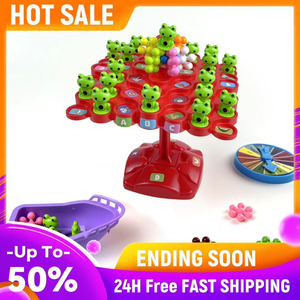

ABS Frog Balance Tree Educational Learning Frog Balance Board Game Math Balancing Scale Number Board Game Kits for Kids Children China Mainland