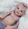 BZDOLL 50CM 3D barva Skin Soft Silikon Znovuzrozená princezna Atlantyss Seahorse Baby Doll Živá 20palcová Hippocampus Premium sběratelské předměty