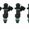 4Pcs for 16600-EN200 FJ1056 842-12343 FIJ0026 Cube Sentra Versa Fuel Injectors Fit
