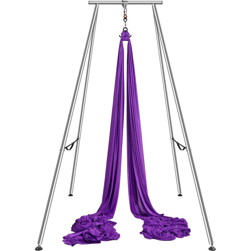 Struttura per Yoga Aereo e Amaca da Yoga, Altezza 9.67 ft Supporto Professionale per Swing da Yoga Viene Fornito con 13.1 Yds di Amaca Aerea, Capacità di Carico Massima 551.15 lbs Yoga