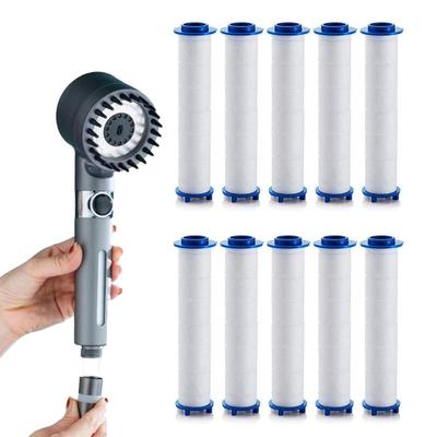 10/20 Stück Wasserduschkopffilter, regelmäßiger Ersatz, erfrischender Duschfilterkern für Drivse Turbo-Sprühgerät für Iondrops-Sprühgerät
