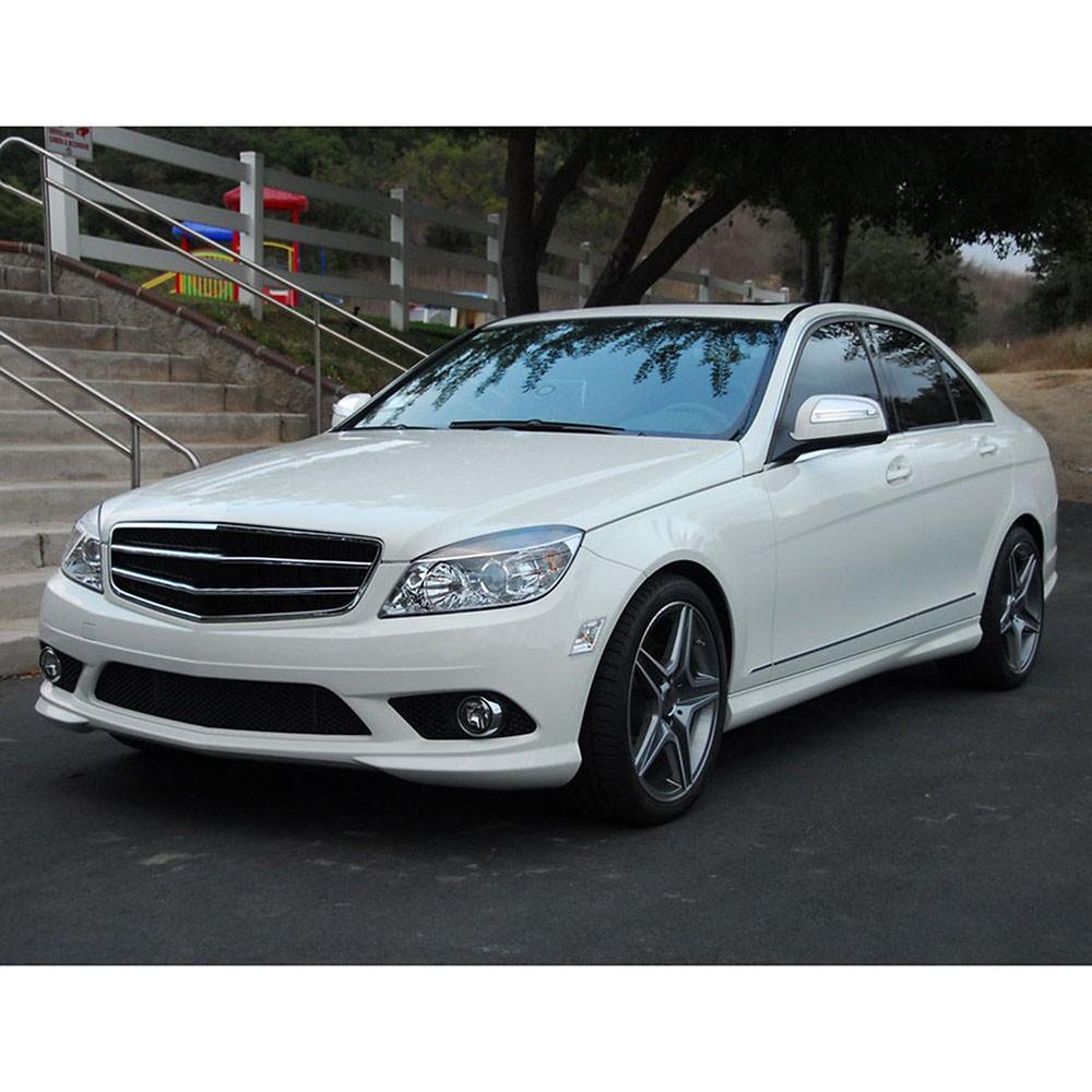 For 2008-10 Mercedes Benz C230 C300 C350 W204 Angle Eyes Fog Light+Grille Covers