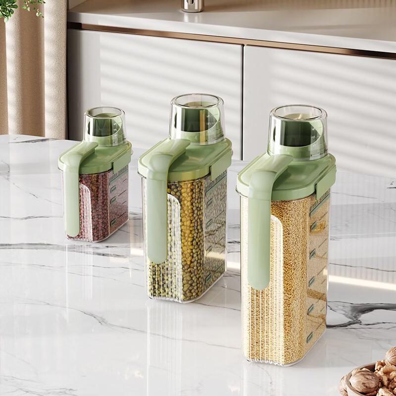 ZISIZ Plastic Sealed Storage Jar