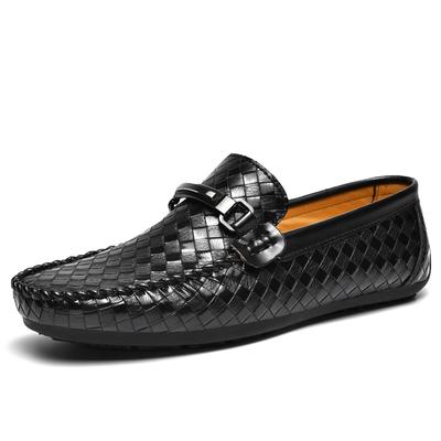 Men Shoes Leather Slip On Mens Moccasins Breathable Italian Casual Shoes Luxury Brand Loafers Men Driving Shoes Zapatos Hombre