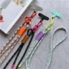 Süßes verstellbares Lanyard Crossbody Schultergurte Schlüsselanhänger Schlüsselring Geflochtenes Seil Mit Ersatz-Patch Zubehör