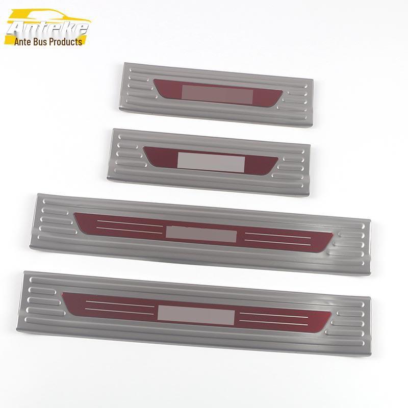 King Kong Cannon Rear Door Sill Sticker & Stainless Steel Welcome Pedal for 22 Models