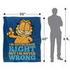 Garfield Never Ever Wrong Silky Supersoft Blanket