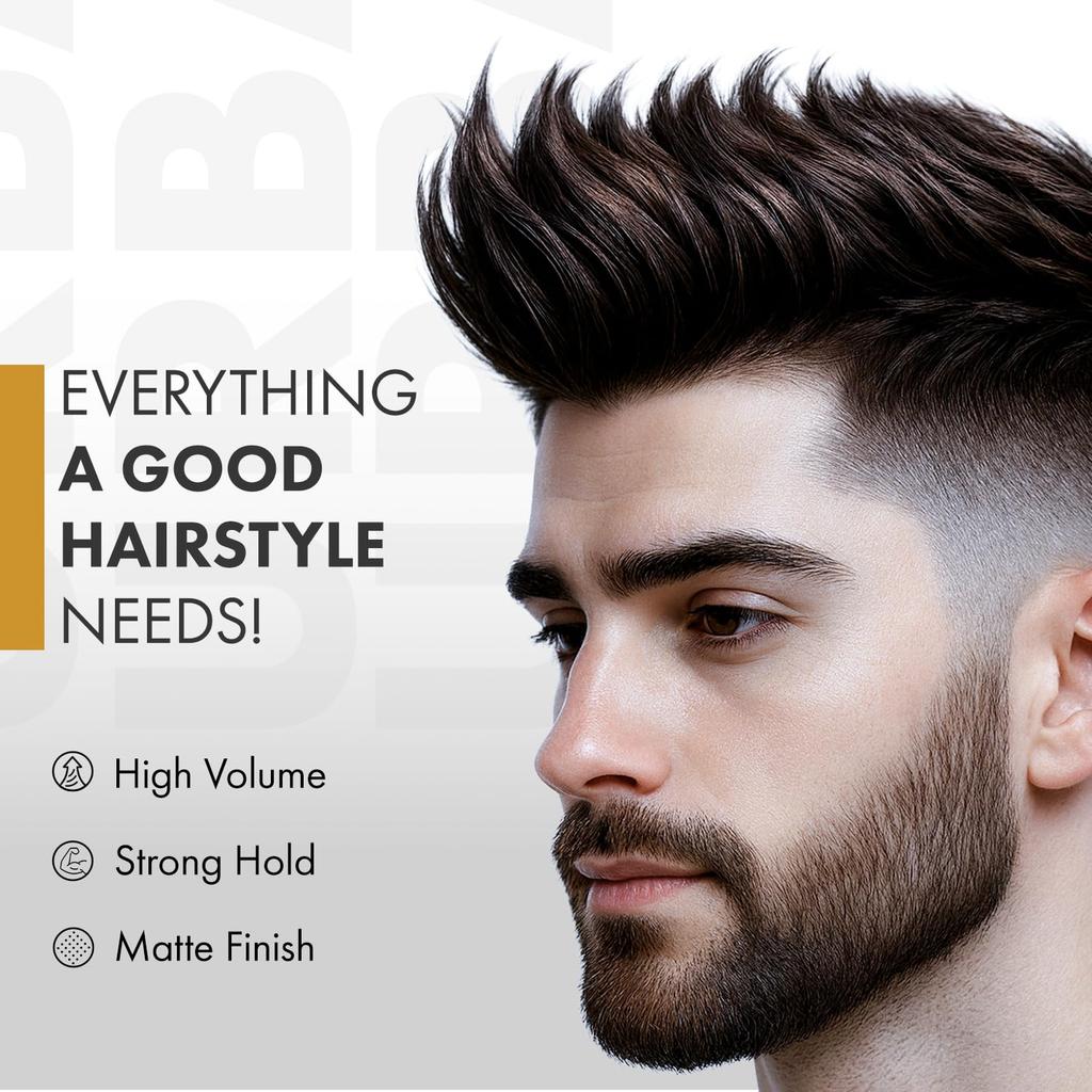 Urbangabru Hair Volumizing Powder Wax for Men 10 Gram Pack | Matte Finish Strong Hold Styling