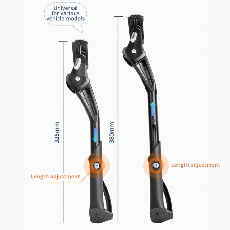 Aluminum Alloy Side Rear Parking Rack Road Bike Kickstand Nonslip Foot Brace Adjustable Side Rear Parking Rack