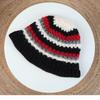 Bucket Hat For Outdoor, Women'S Autumn Winter Fisherman Hat Windproof Warm Korean Style Knit Cap, Small Face Fit (Beige/Black)