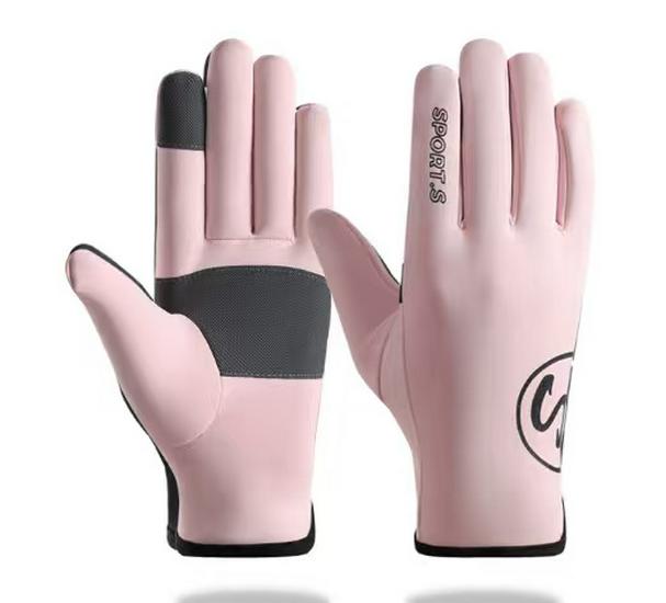 Damen Winter Warme Touchscreen Handschuhe - Samtgefüttert, Rutschfest, Wasserdicht für Outdoor-Fahrten & Bergsteigen