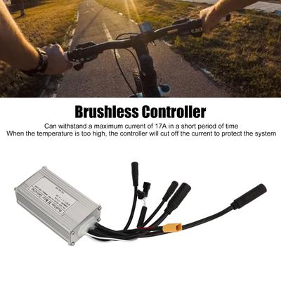 Controler Motor Fără Perii 24V 36V 48V 17A Mod Bicicletă Carcasă Siguranță pentru Conversie Bicicletă Electrică