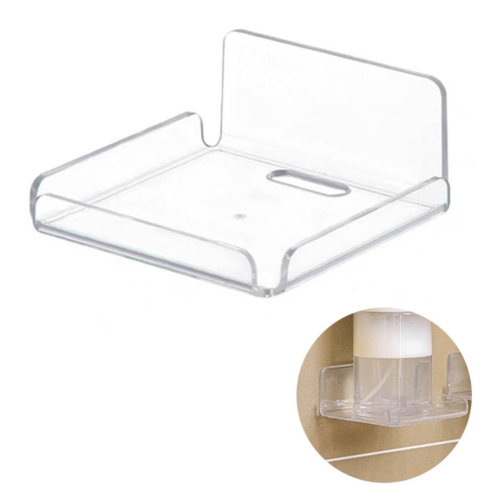 Camera Wall Shelf Versatile Small Security Camera Wall Mounting Bracket Waterproof Transparent for Speakers Plants Books