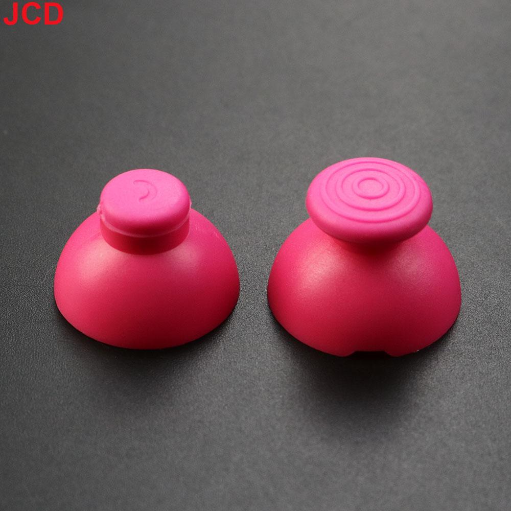 JCD 1 Pair Left And Right 3D Analog Joystick Thumb Stick Silicone Cap For GameCube For NGC GC Controller Repair Part Replacement