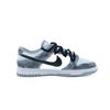 Nike Dunk Natural Graffiti Leather Abrasion Resistant Slip Resistant Low top Skateboard Shoes Unisex Gray Black HF5441-105(Team826-)