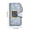 Body Positive Print Long Wallet Fashionable Portable Purse for Daily Use