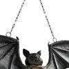 Halloween Lanterns LED Lights, Hanging Bat Ornament Figurine Statues Garden and Home Party Porch