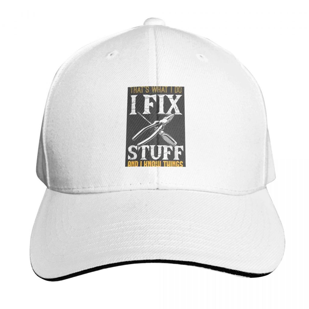 Thats What I Do I Fix Stuff And I Know Things Cap Fashion Casual Baseball Caps Adjustable Hat Hip Hop Unisex Baseball Hats