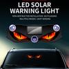 Solar Light for Car Demon Eye Effect, Dynamic Neon Lamp for Windshield, Flashing Warning Signal, Ambient Lights
