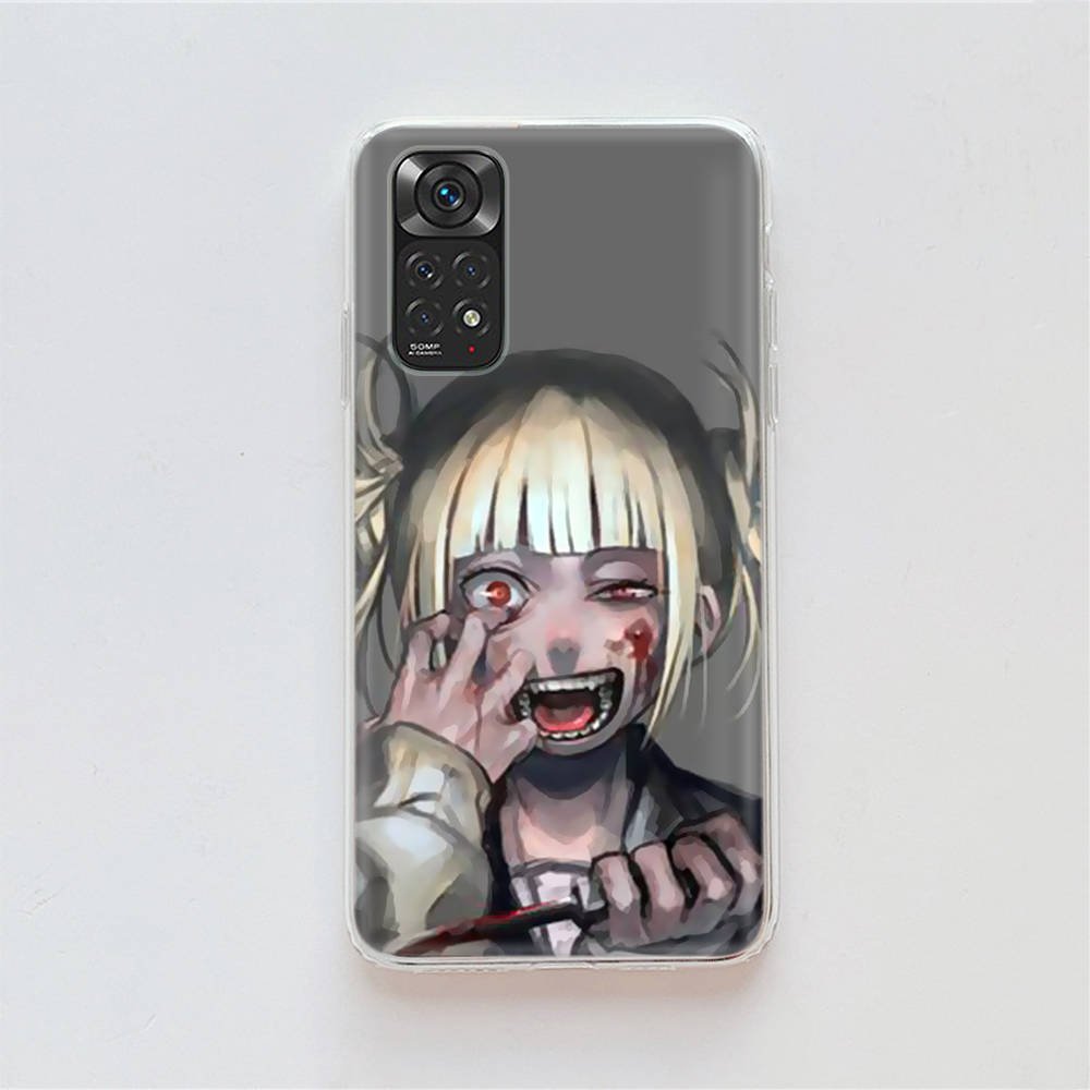 DT3 Hero Academia Toga Case for Samsung A04 A14 A23 A34 A54 M23 M33 M52 M53 Realme 10 9 C30S C35 C55 VIVO Y02S Y21 Y33S Y51 X80 Pro Clear Cover