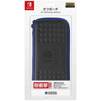 [Nintendo Switch kompatibel] Robuste Tasche für Nintendo Switch Schwarz x Blau
