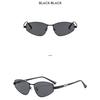 Women's sunglasses, metal cat eye sunglasses, men's and women's fashion sunglasses.
