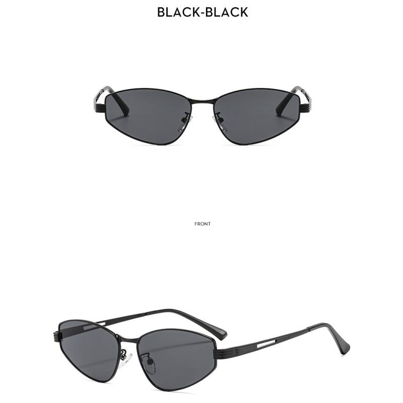 Women's sunglasses, metal cat eye sunglasses, men's and women's fashion sunglasses.