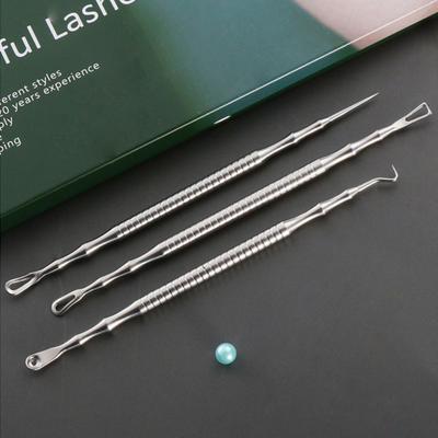 Facial Milia Whitehead Squeeze Extractor Pore Cleaner Needles Acne Blemish Needle Pimples Removal Tool Blackhead Remover